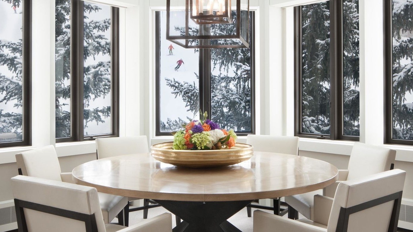 Luxurious interior of The Spa at The Little Nell in Aspen, Colorado